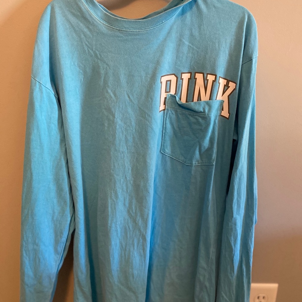PINK Blue Long Sleeve